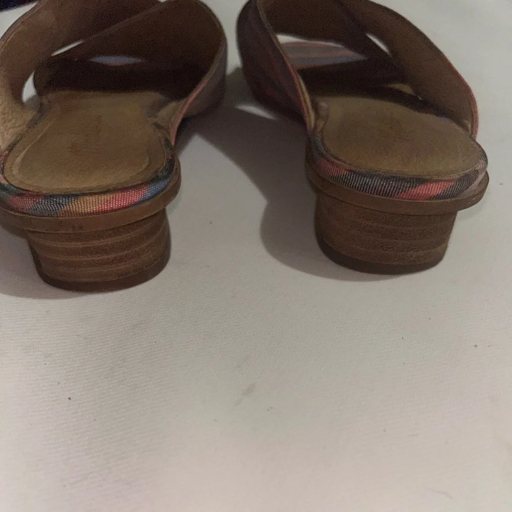Madewell the Ruthie crisscross striped mules - Picture 11 of 11